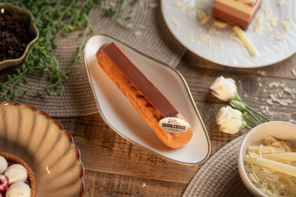Eclair caramel fleurde sel