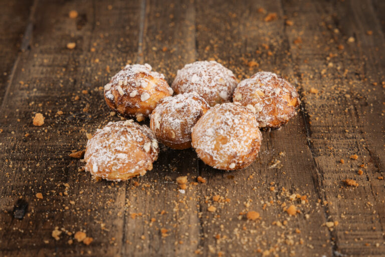 Chouquettes garnies vanille