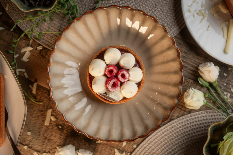 Tartelette framboise vanille